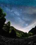 scenic photo of starry night sky